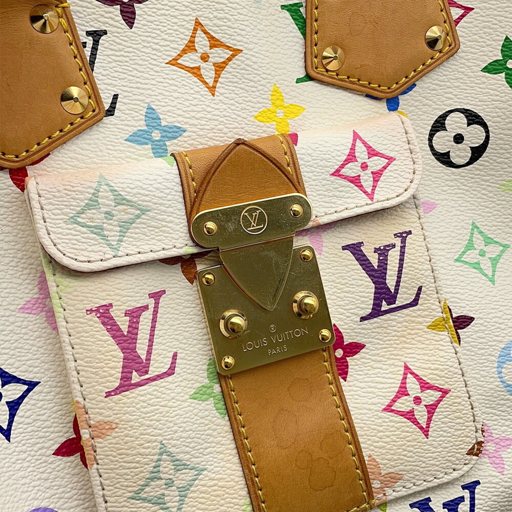 Louis Vuitton Monogram Multicolor Speedy 30 Handbag M92643 LOUIS VUITTON Whit... - Picture 11 of 16